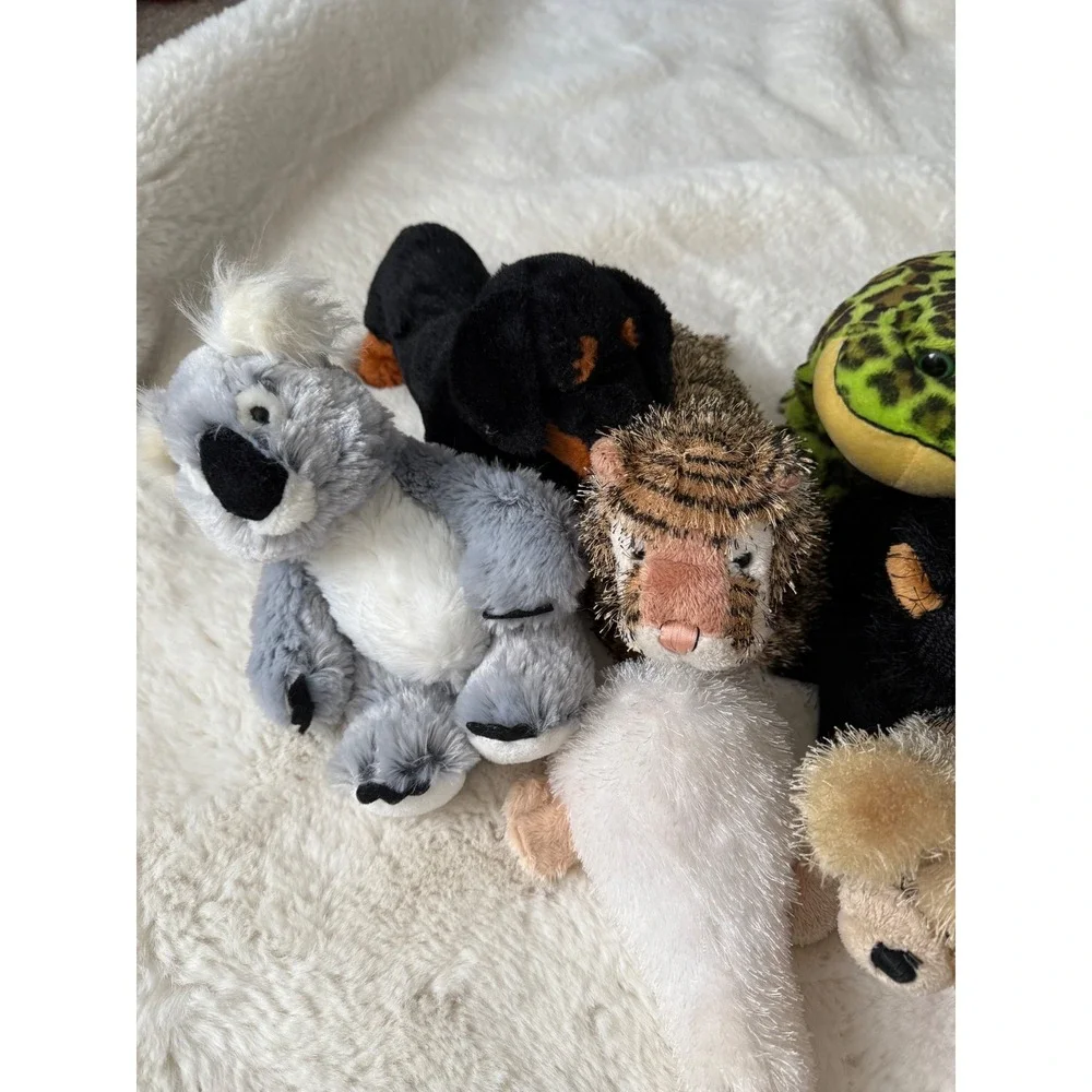 LOT OF 11 Ganz Webkinz Plush Multicolor Love Frog Panda Koala Tiger‎ Cat Dog